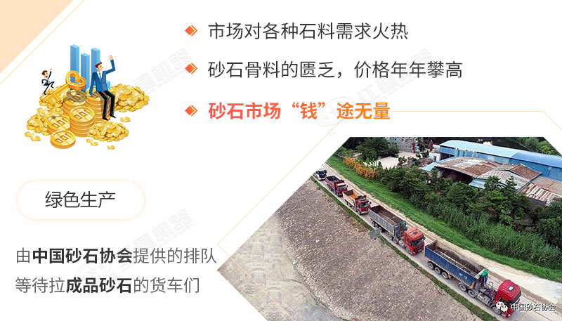 砂石價格上漲，一砂難求